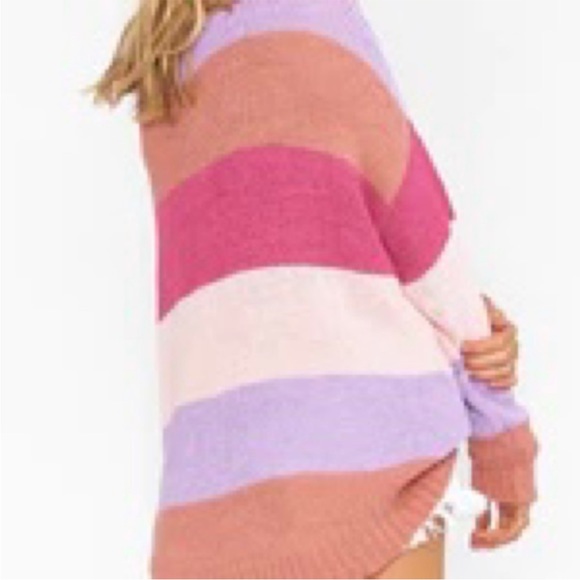 Show me your mumu Woodsy knit sweater in Sunset stripe Size XS - Picture 5 of 9